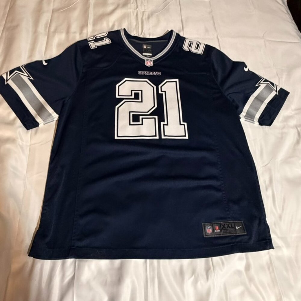 Dallas Cowboys Ezekiel‎ Elliott #21 Nike On Field Jersey Men’s XXL Navy NFL